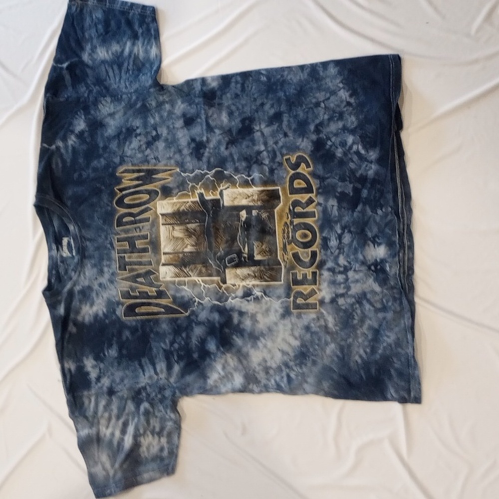 Tie-dye Death-row records T-shirt. Size: Medium.(Pre-owned)